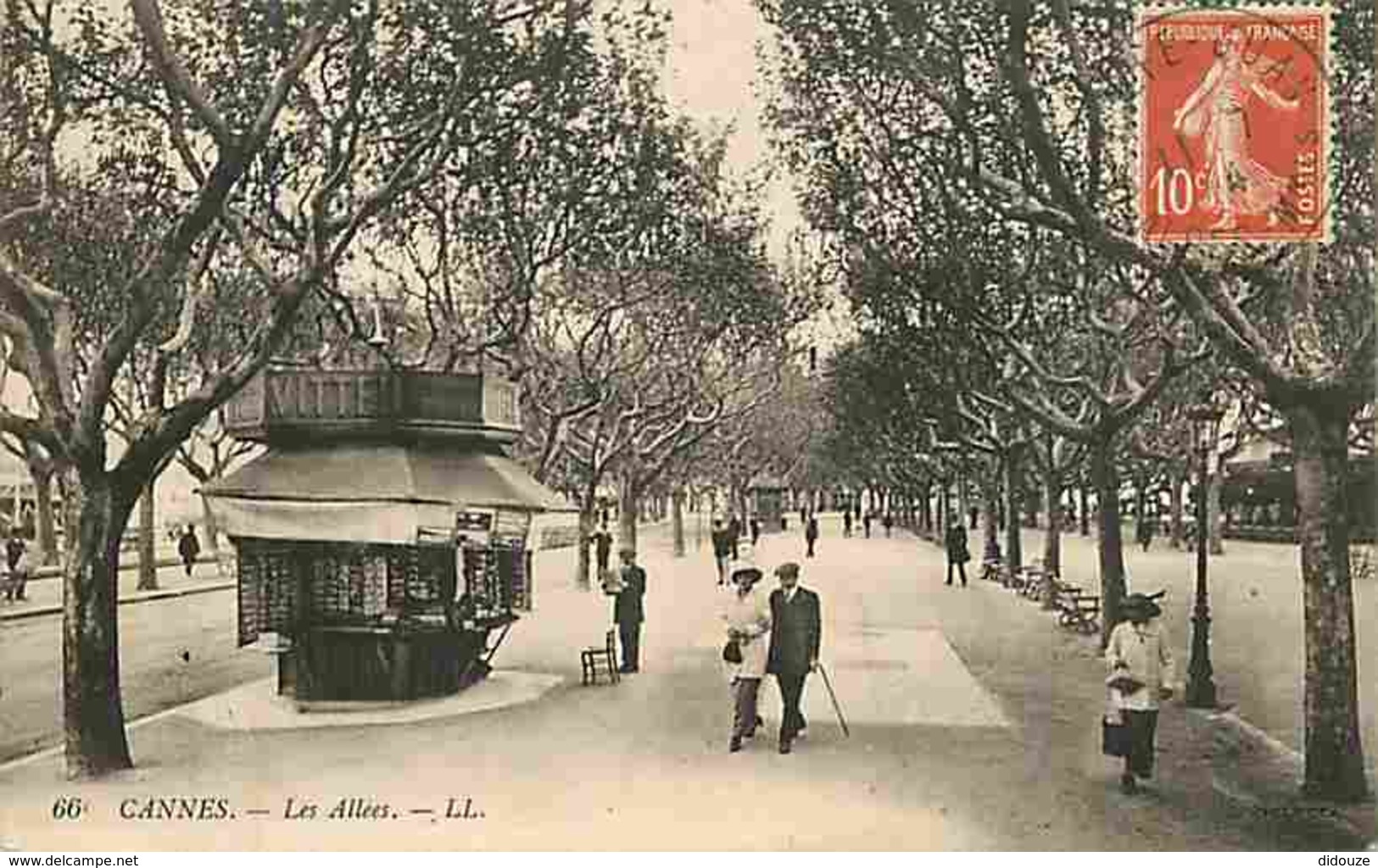 06 - Cannes - Les Allées - Animée - Voir Scans Recto-Verso - Cannes