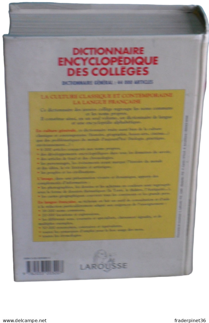 Dictionnaire Encyclopedique Des Colleges - Dictionaries