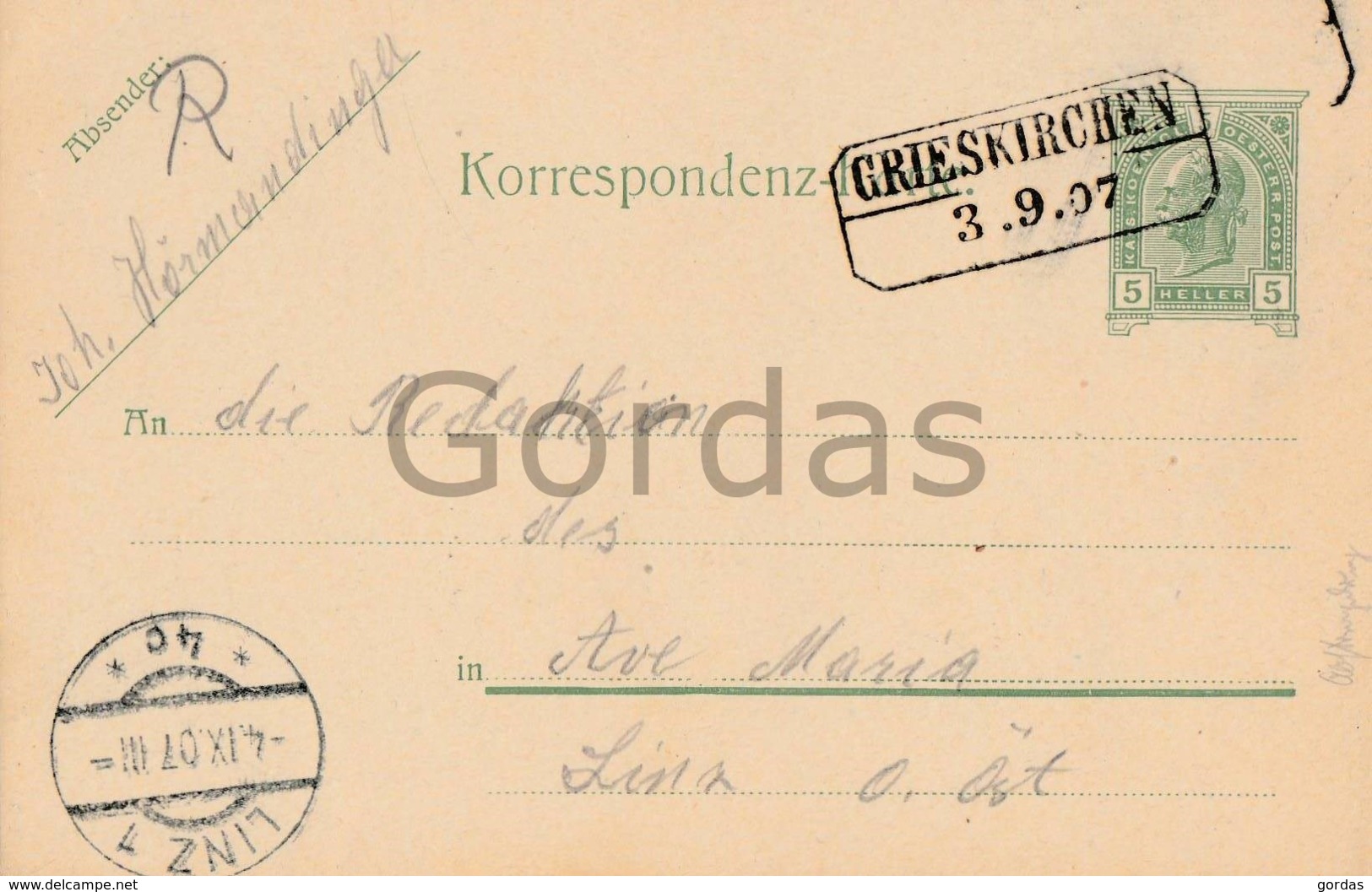 Austria - Grieskirchen - 1907 - Grieskirchen