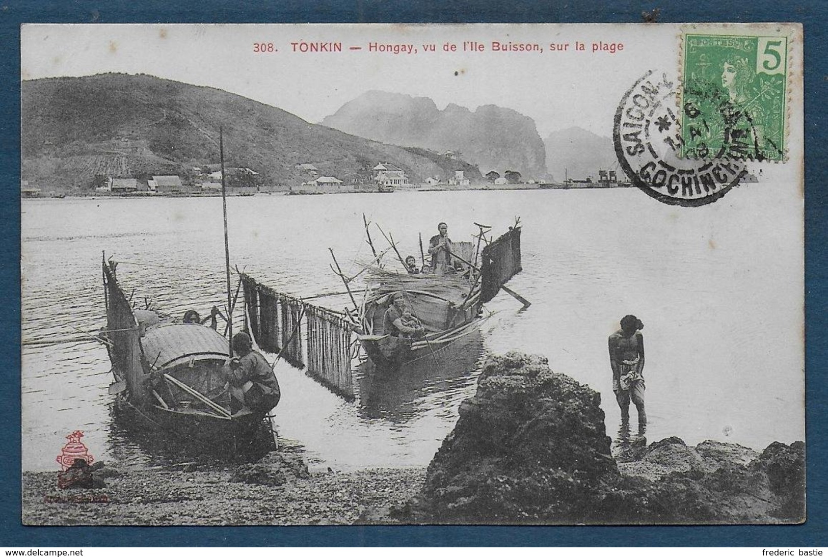 TONKIN - Hongay , Vu De L'Ile Buisson Sur La Plage - Vietnam