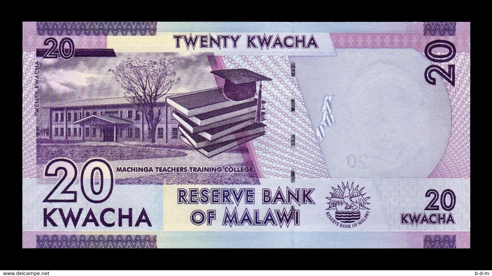 Malawi 20 Kwacha M'Mbelwa II 2016 Pick 63c SC UNC - Malawi