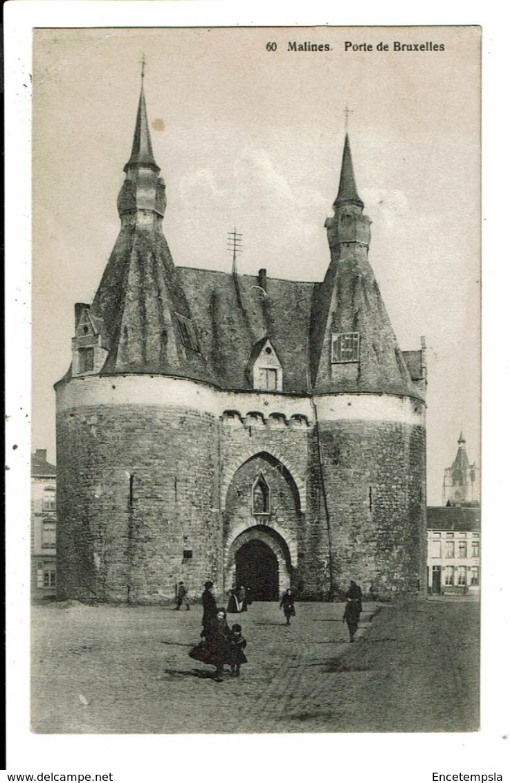 CPA-  Carte Postale -Belgique-Mechelen- Porte De Bruxelles En 1913?- VM8827 - Malines