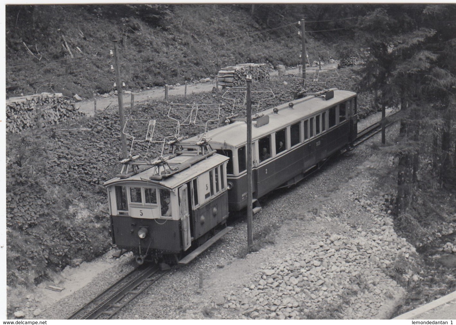 Stansstad-Engelberg Bahn ? To Be Identified. Photo 12 X 8 Cm, No Postcard. - Stans