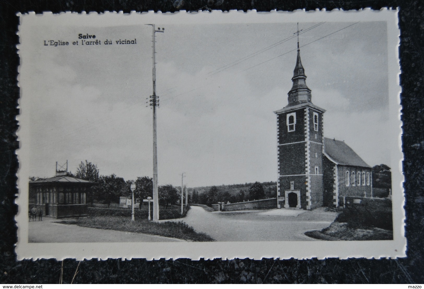 1863/ SAIVE L'Eglise Et L'arrêt Du Vicinal - Blégny