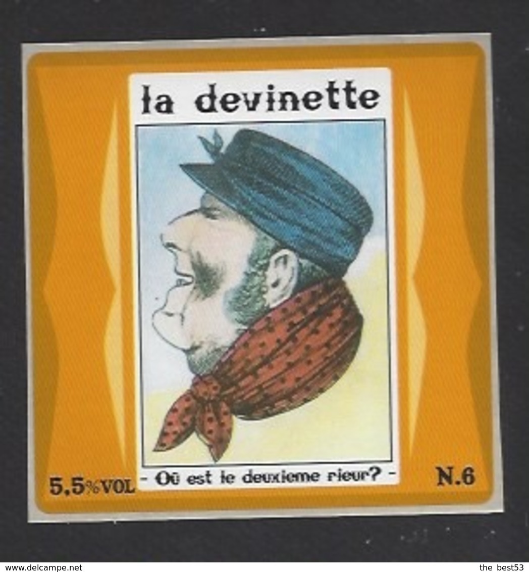 Etiquette De Bière   -  La Devinette  - Brasserie Des Vosges  à  Saint Etienne Remiremont  (88) - Birra