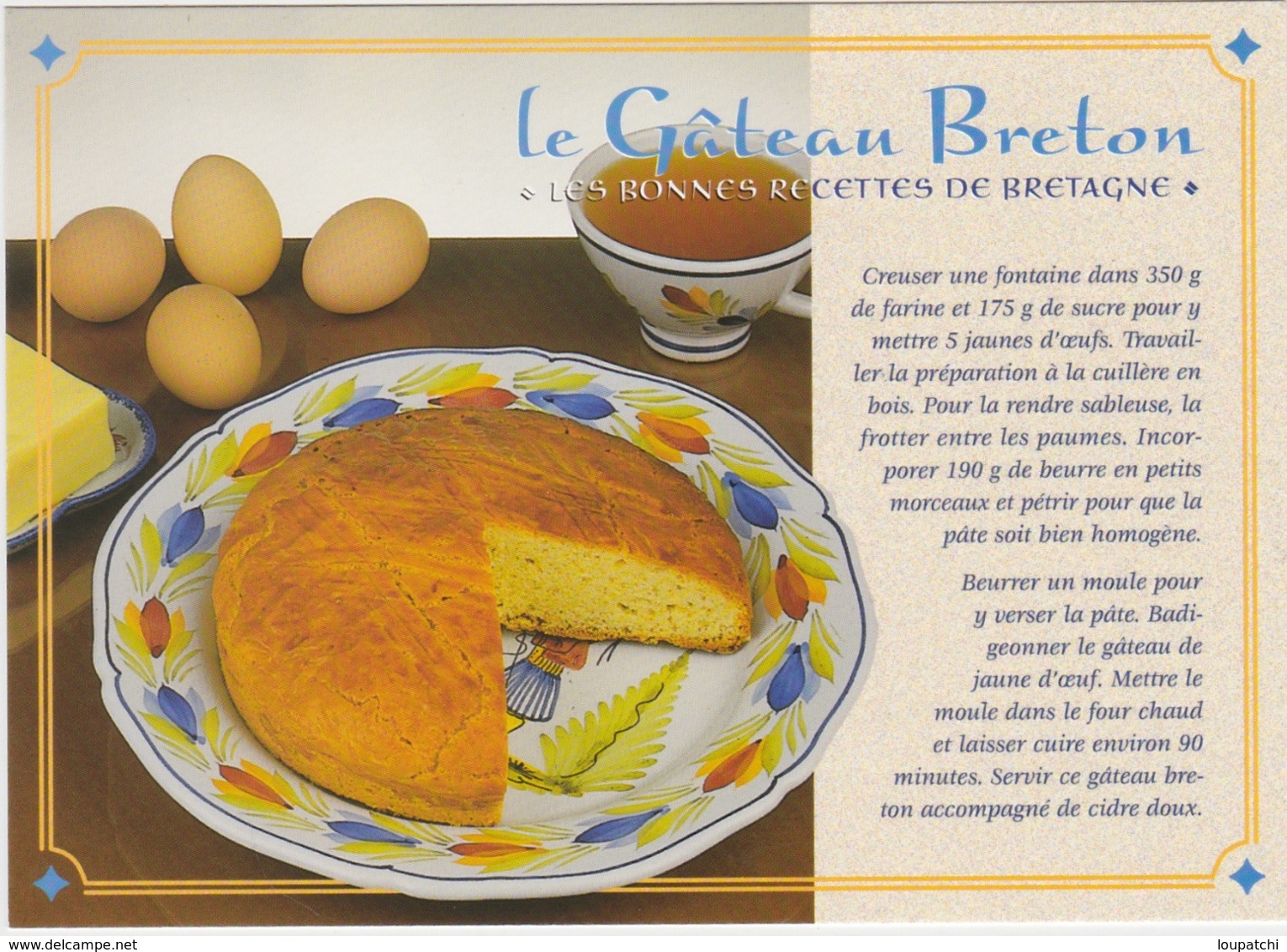 RECETTE DE CUISINE BRETAGNE Le Gateau Breton - Ricette Di Cucina