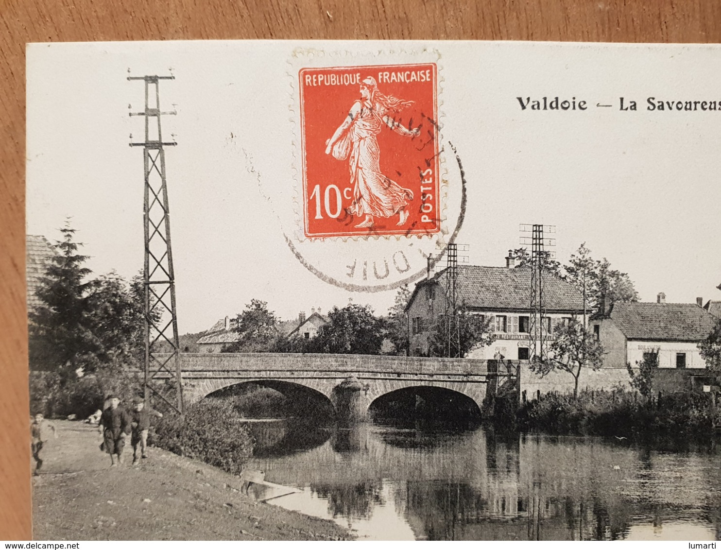 CPA Dpt 90 - Valdoie - La Savoureuse Et Le Pont - 1912 (livraison Gratuit Pour La France) - Valdoie