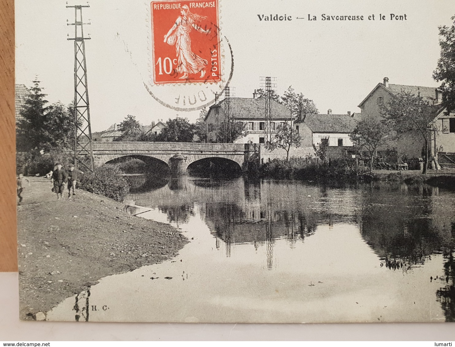 CPA Dpt 90 - Valdoie - La Savoureuse Et Le Pont - 1912 (livraison Gratuit Pour La France) - Valdoie