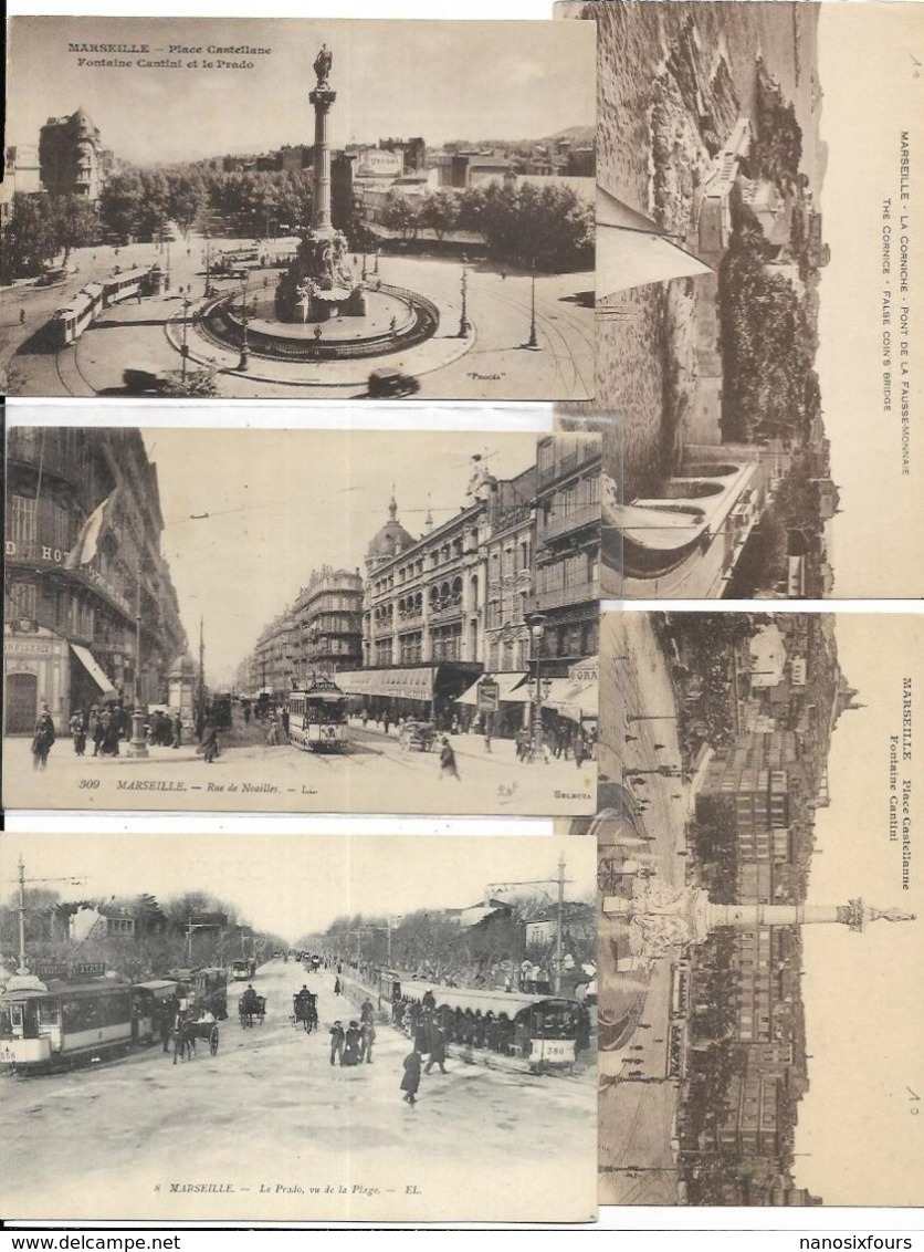 LOT DE 100 CARTES DU DEPARTEMENT 13.  MARSEILLE.  A VOIR  BEAU