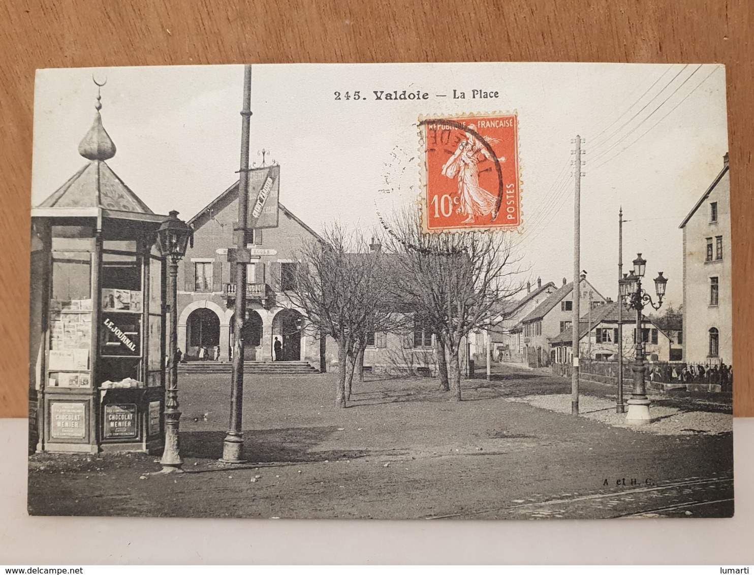 CPA Dpt 90 - N°245 - Valdoie - La Place  - 1911 (livraison Gratuit Pour La France) - Valdoie