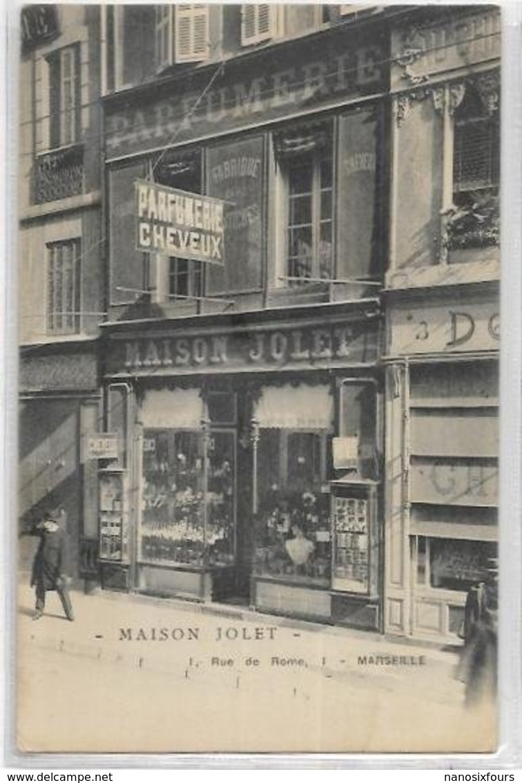 13.   MARSEILLE.  MAGASIN DEVANTURE D UNE PARFUMERIE.  MAISON JOLET RUE DE ROME MARSEILLE - Zonder Classificatie