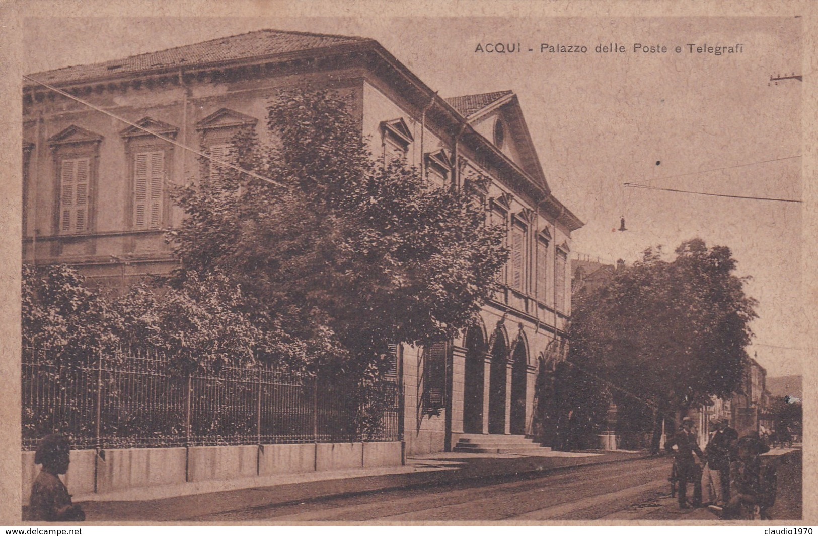 CARTOLINA - ALESSANDRIA - ACQUI - PALAZZO DELLE POSTE E TELEGRAFI - Alessandria