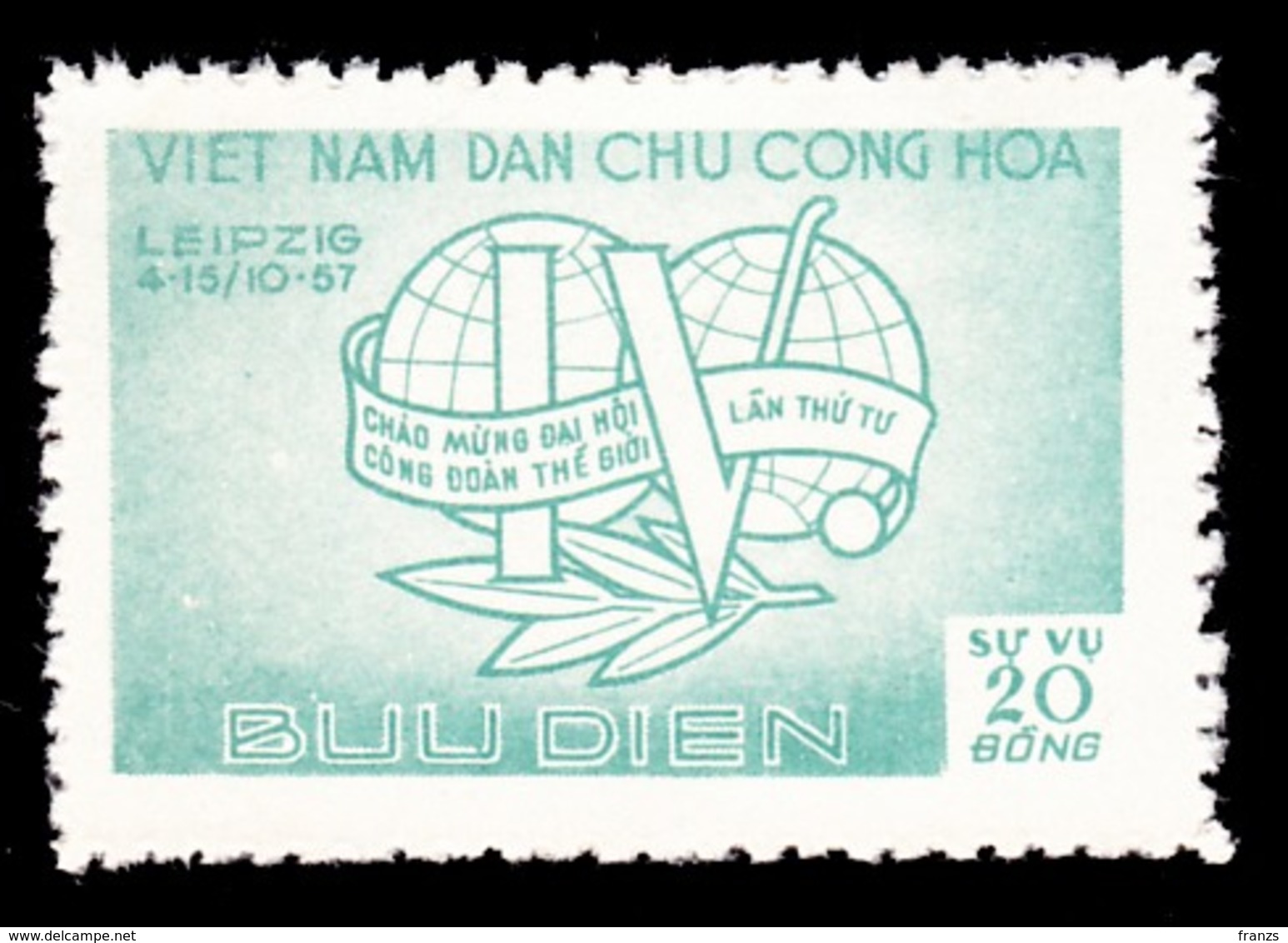 Vietnam Official 1957 Michel # 17, MNH, - Vietnam