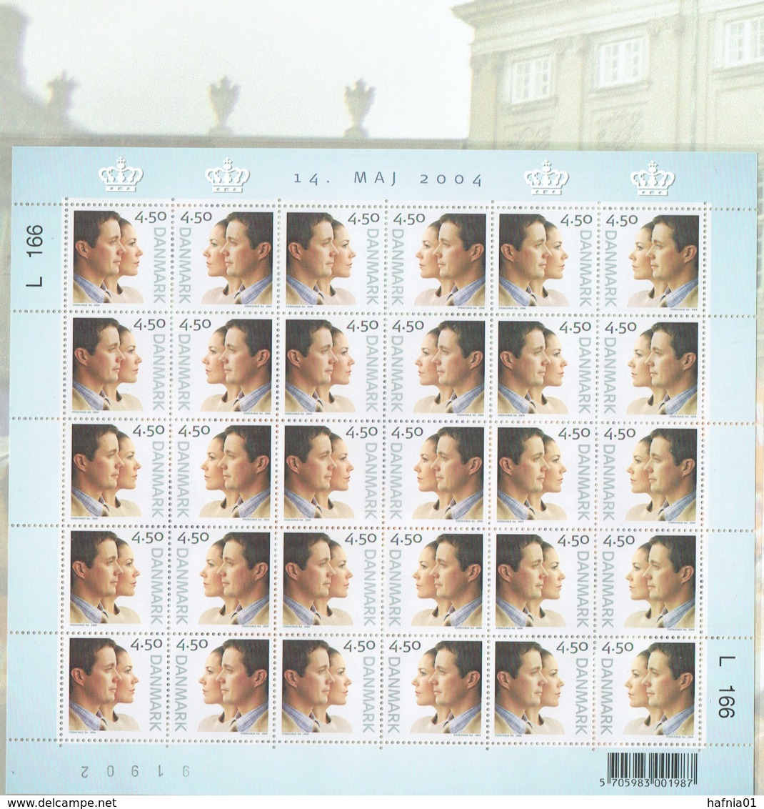 Denmark 2004. Wedding Of Crown Prince Frederik And Mary Donaldson Special Folder. MNH. - Années Complètes