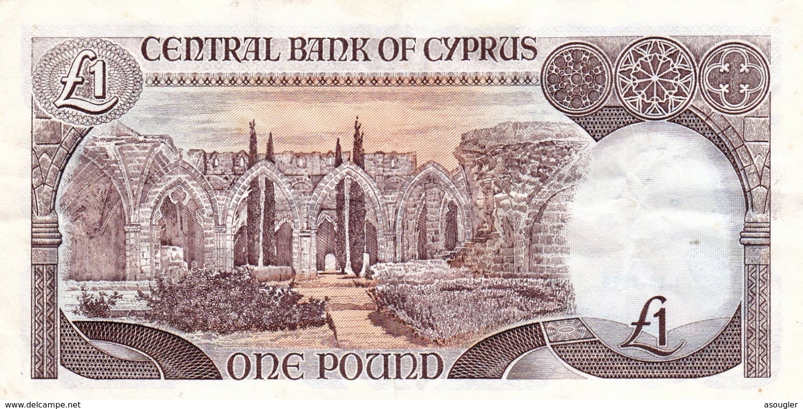 CYPRUS (GREECE) 1 POUNDS 1996 VF - EXF P-53e "free Shipping Via Registered Air Mail" - Cyprus