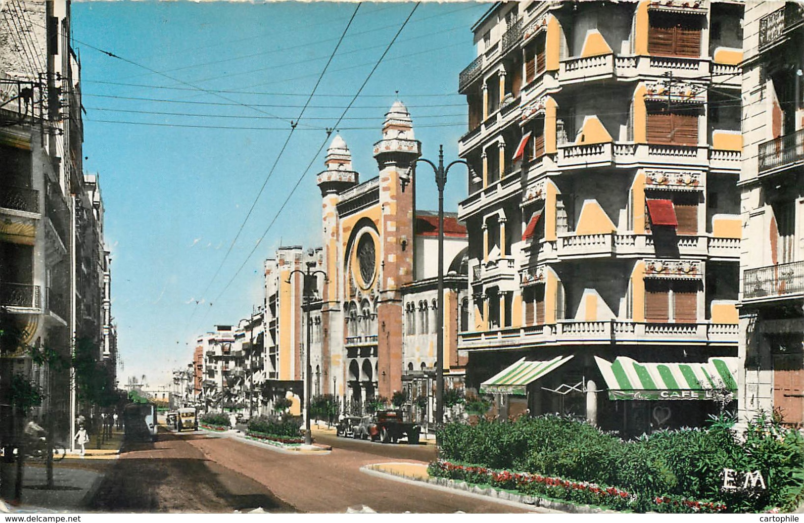 Flamme "l'Algerie Nouvelle Vivra Française" Sur Cp 1958 - ORAN - Lettres & Documents