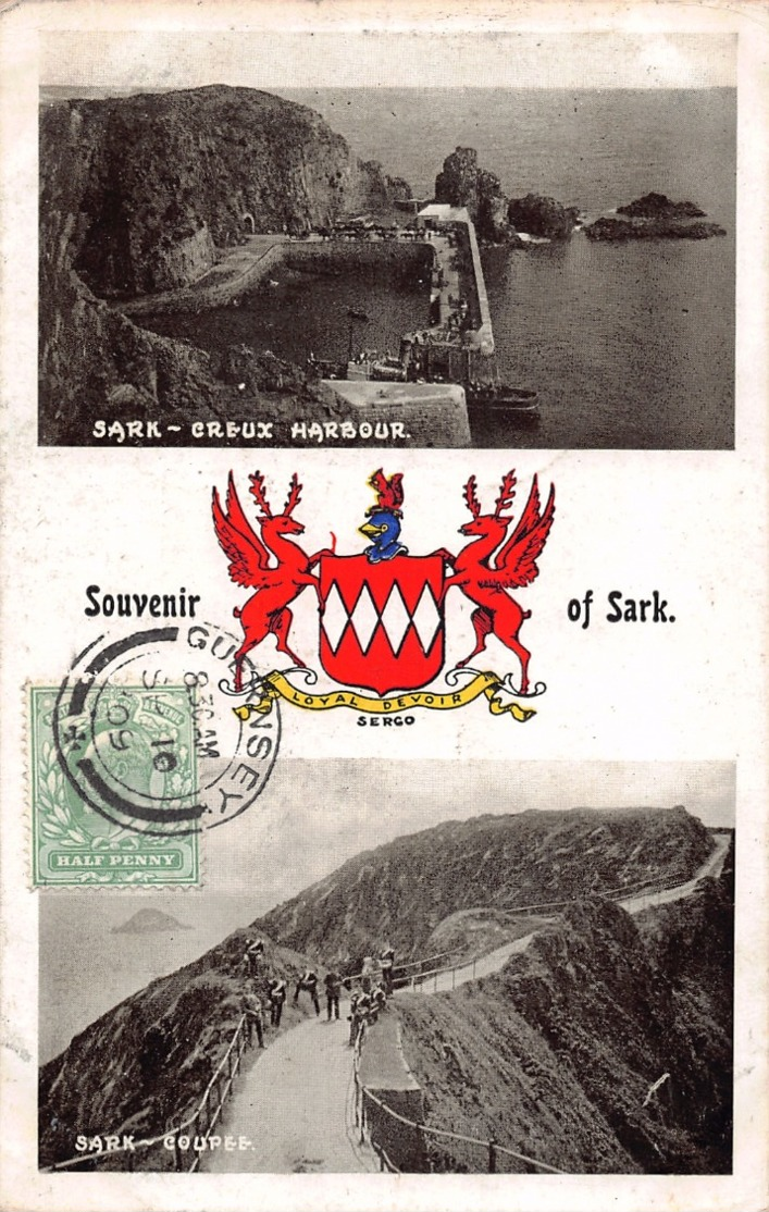 SARK  - Souvenir Of SARK ( 2 Views  ) - Sark