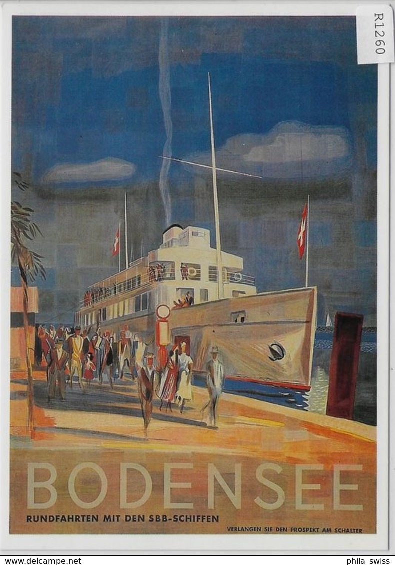 Bodensee Rundfahrten Mit Den SBB-Schiffe Plakatsammlung Zürich - Repro - Sonstige & Ohne Zuordnung