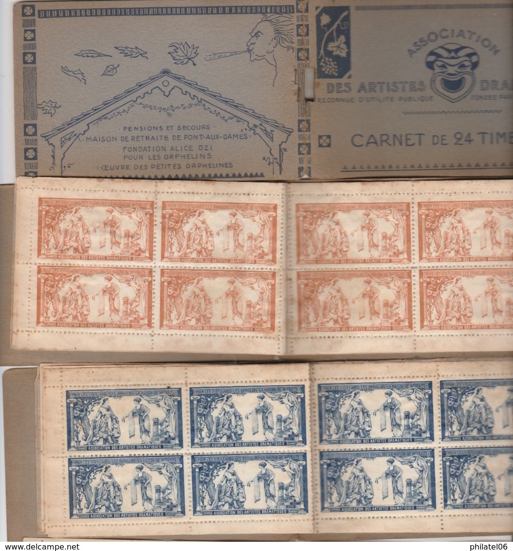 8 CARNETS COULEUR DIFFERENTES (ORANGE, BLEUE,)  TRACES D'HUMIDITE - Lettres & Documents