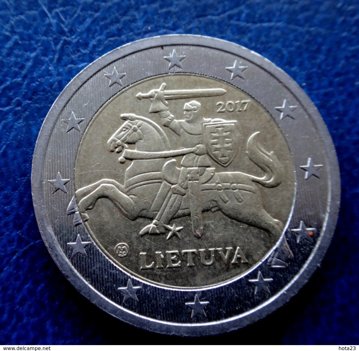 2017 LITHUANIA , LIETUVA  2  EURO EIRO - HORSE - CIRCULEET COIN - Lituania