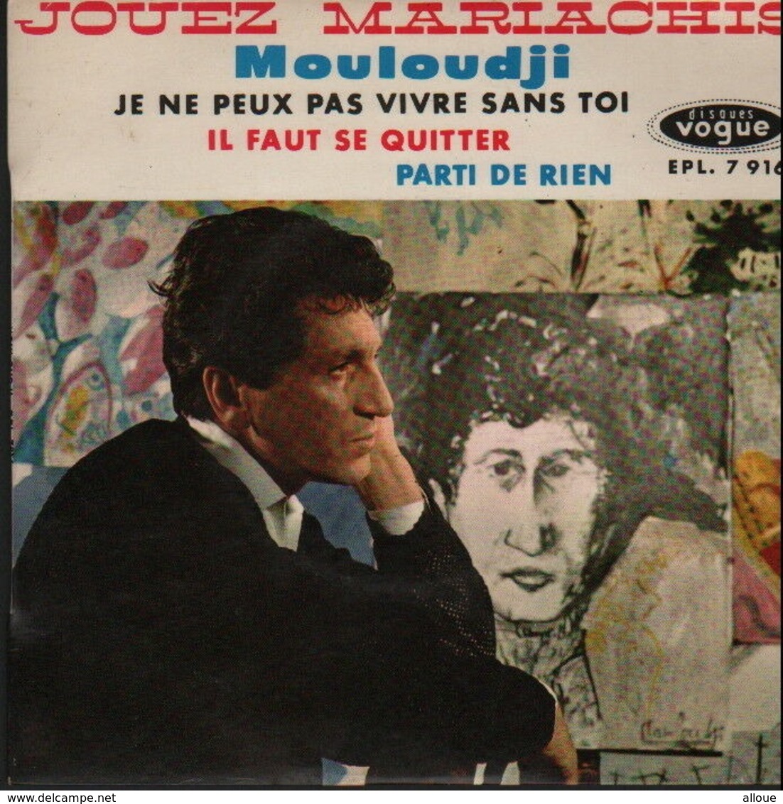 MOULOUDJI - FRENCH EP AVEC DEDICACE  JOUEZ MARIACHIS + 3 - Autres - Musique Française