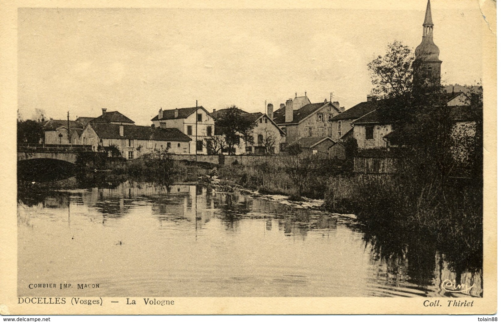 CP 88 Vosges DOCELLES La Vologne - Autres & Non Classés