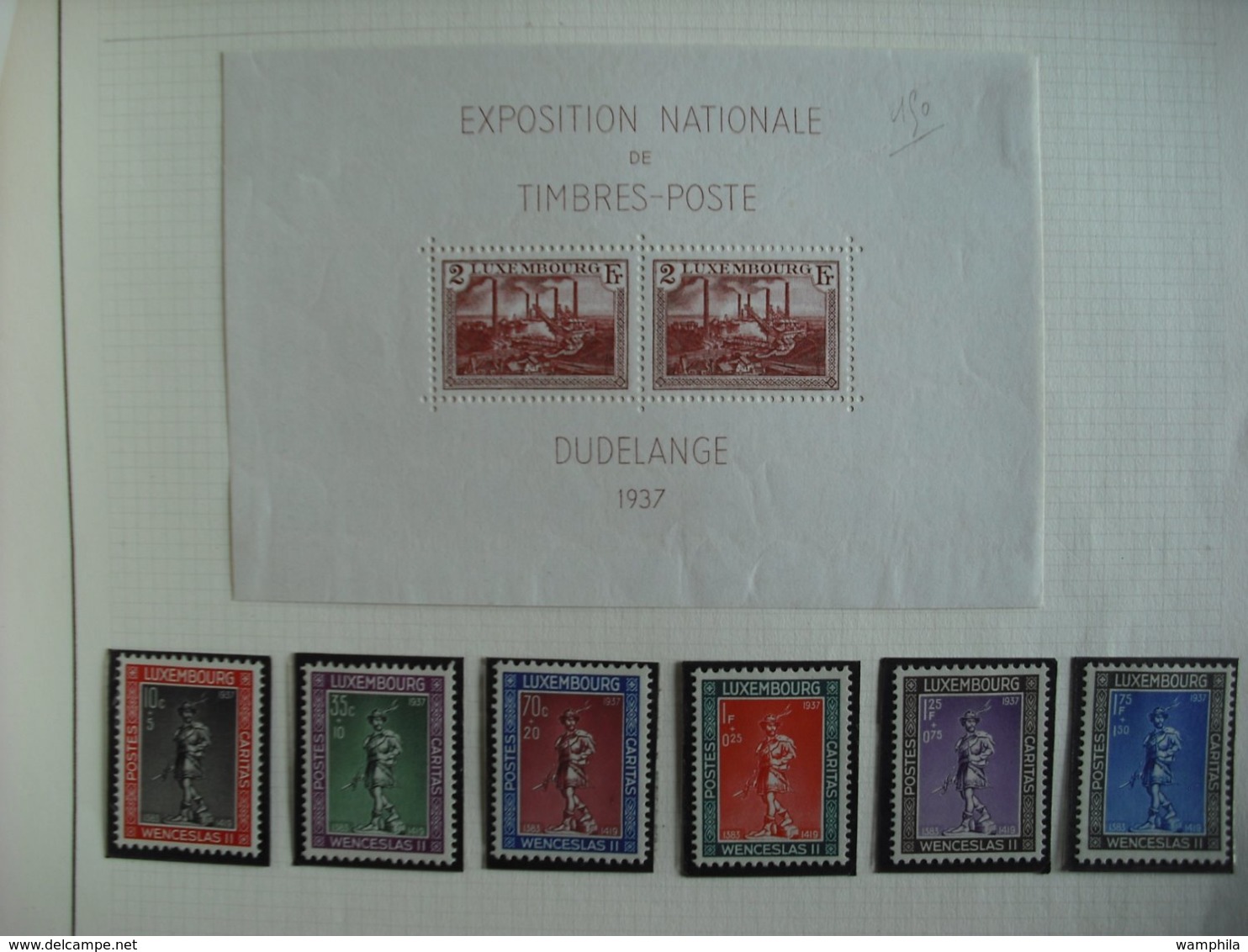 Luxembourg Un Lot De Timbres Neufs Et Oblitérés Et Lettres (Journée Du Timbre De 1939/1981)plus Deux Documents. - Collezioni