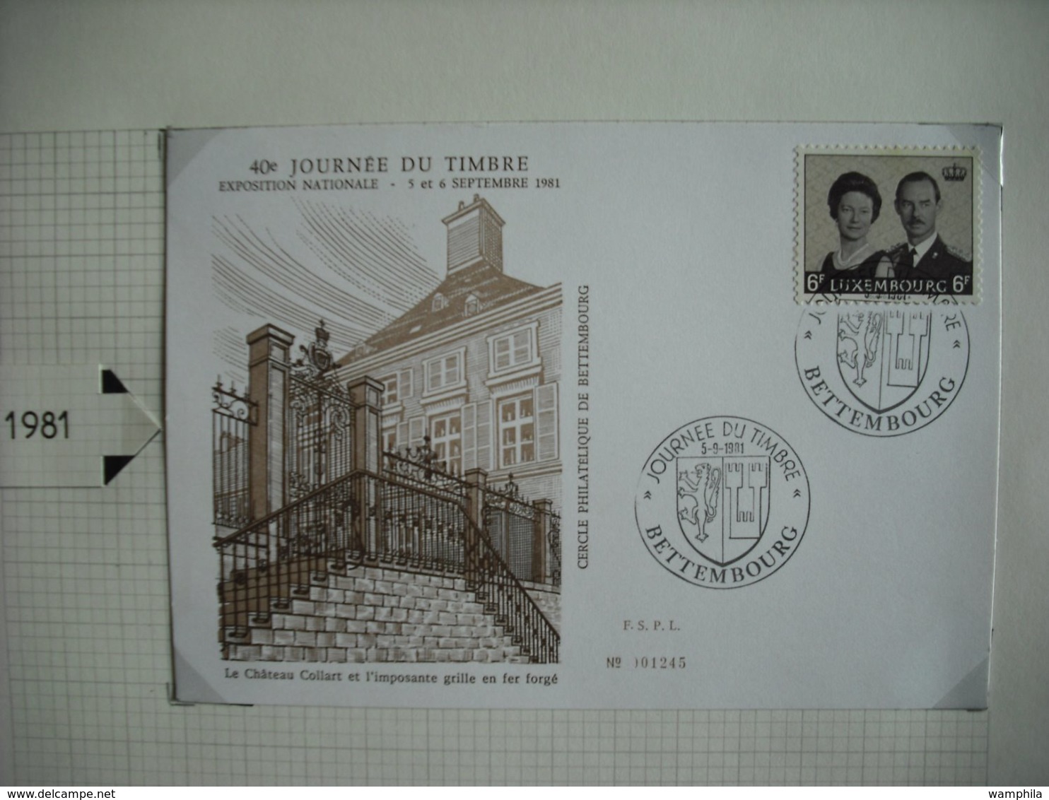 Luxembourg un lot de timbres neufs et oblitérés et lettres (Journée du timbre de 1939/1981)plus deux documents.