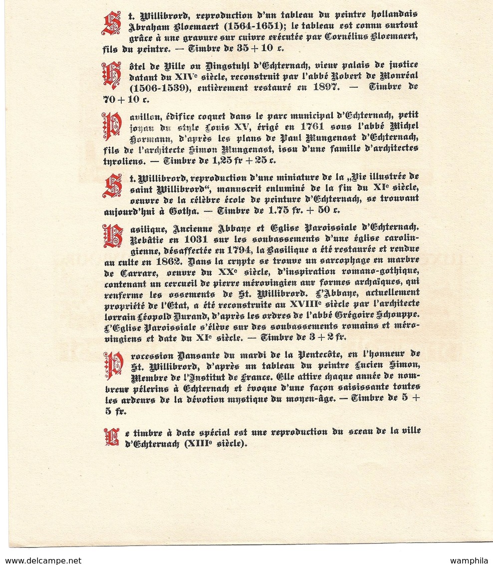 Luxembourg un lot de timbres neufs et oblitérés et lettres (Journée du timbre de 1939/1981)plus deux documents.