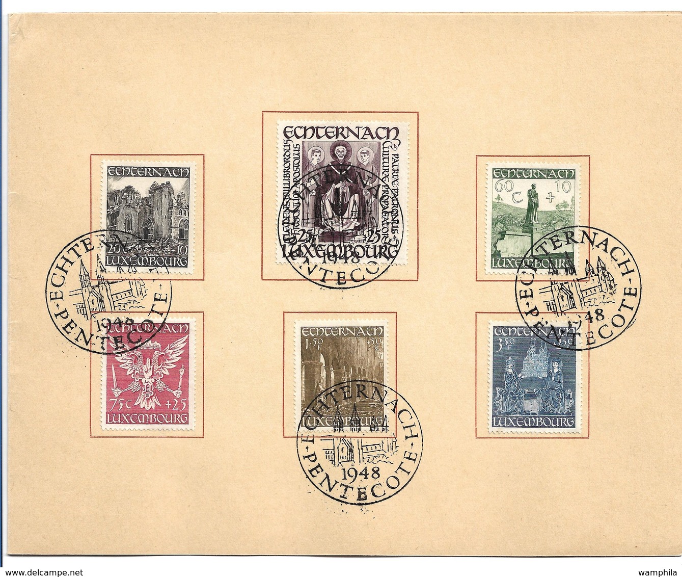 Luxembourg un lot de timbres neufs et oblitérés et lettres (Journée du timbre de 1939/1981)plus deux documents.