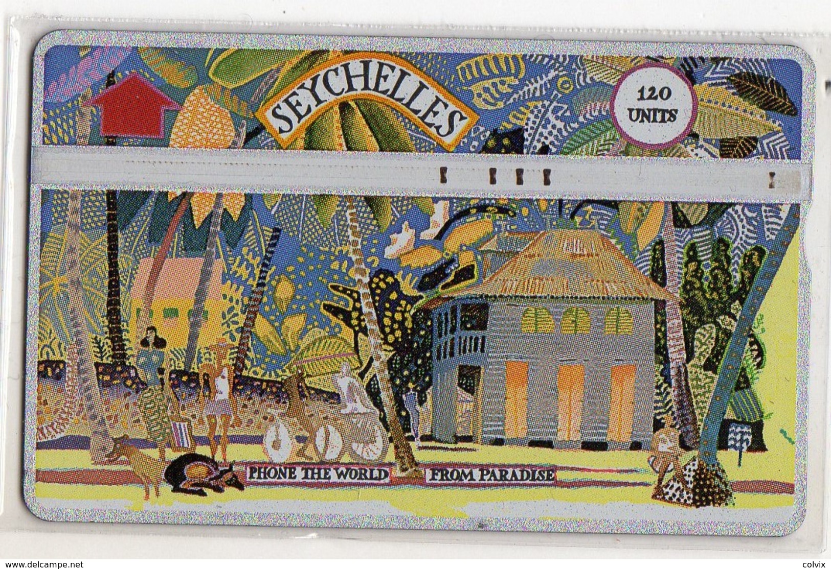 SEYCHELLES Ref MV Cards : SEY-18b 120 U CN 903B MADAME RENE'S HOUSE Année 1992 - Seychelles