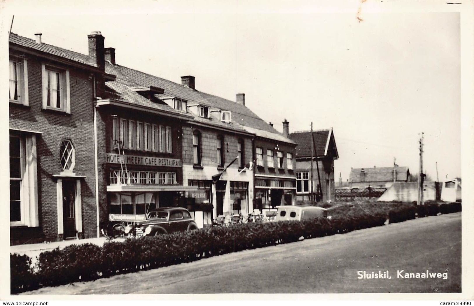 Nederland  Sluiskil  Kanaalweg   Hotel Meert Café Restaurant  Echte Foto Fotokaart  Terneuzen     M 892 - Terneuzen