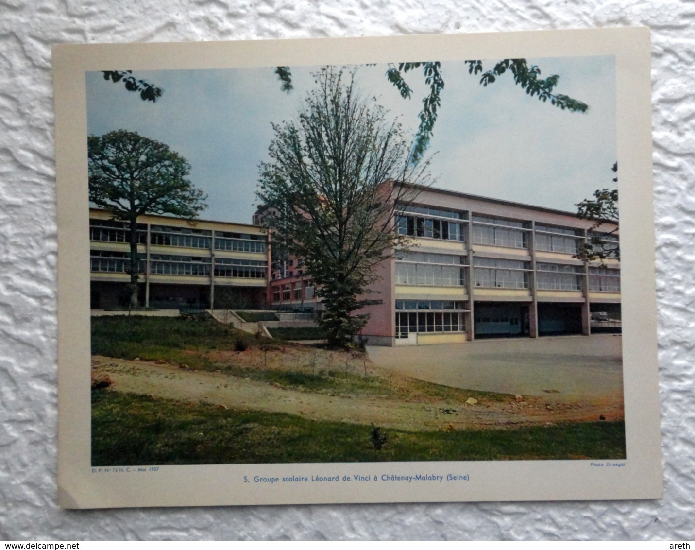 Groupe Scolaire Léonard De Vinci Châtenay Malabry - Extrait D'un Dossier De Documentation Pédagogique  1957 - 27 X 21 Cm - Andere & Zonder Classificatie