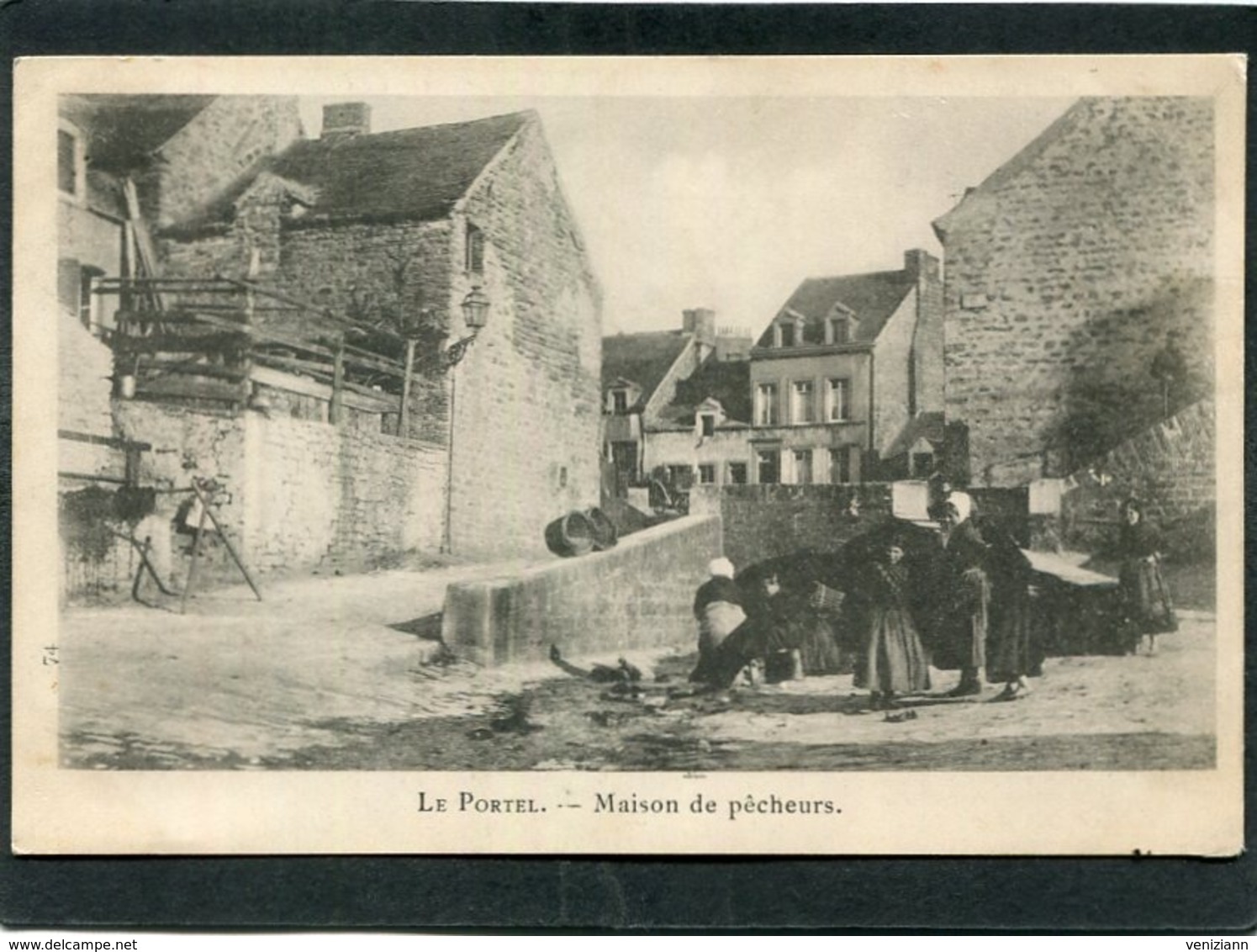 CPA - LE PORTEL - Maison De Pêcheurs, Animé - Le Portel