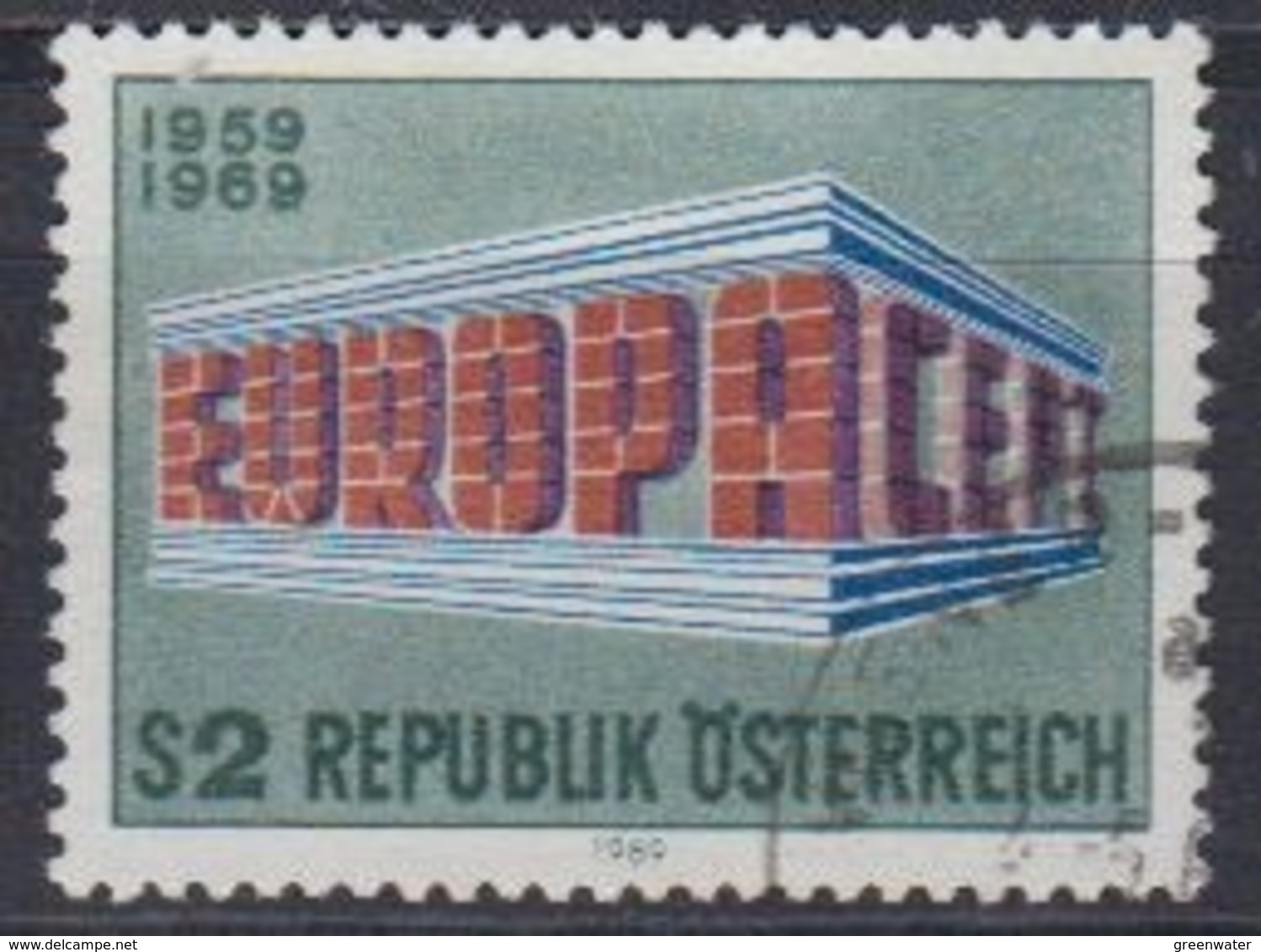 Europa Cept 1969 Austrua 1v Used (45164G) - 1969