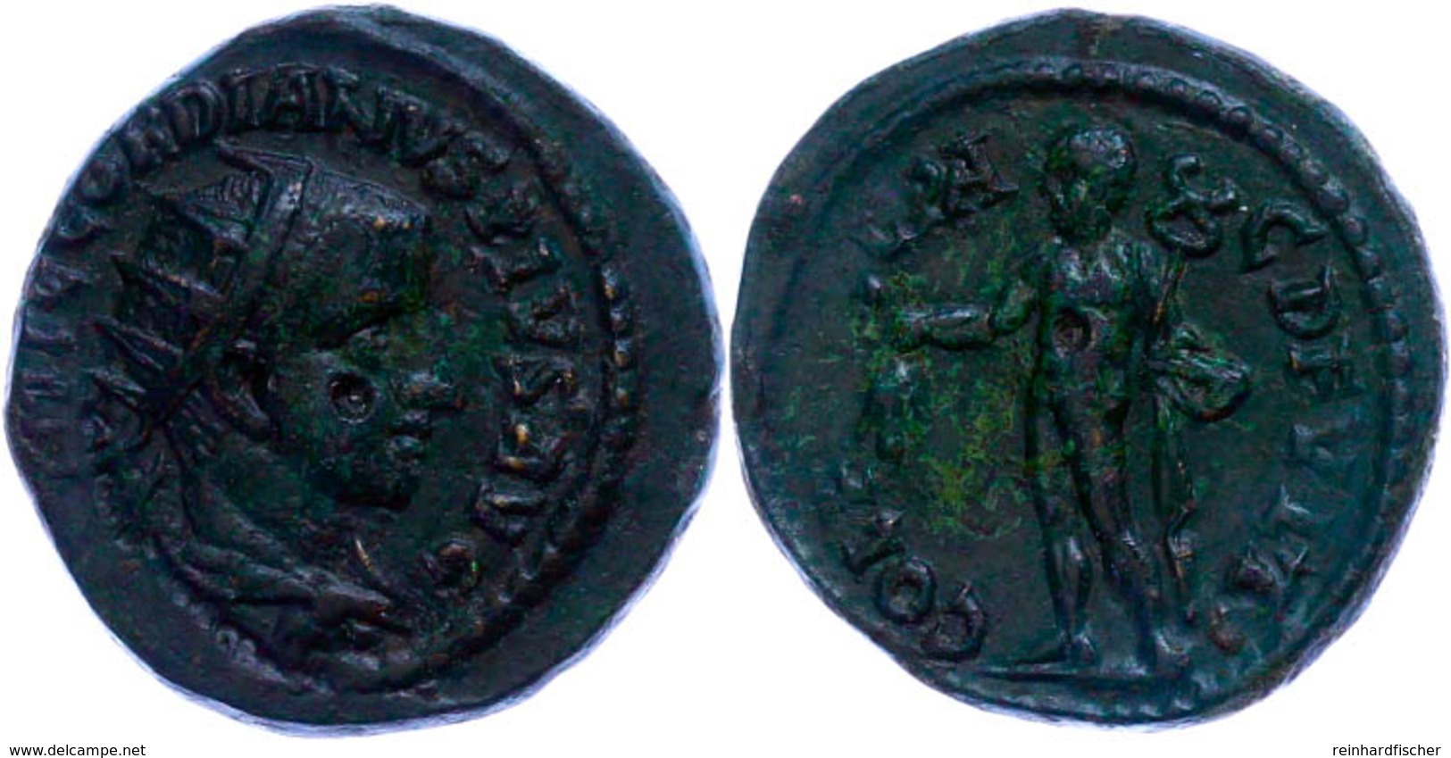 Thrakien, Deultum, Æ-Dupondius (7,60g), 238-244, Gordianus III. Av: Büste Mit Strahlenkrone Nach Rechts, Darum Umschrift - Province