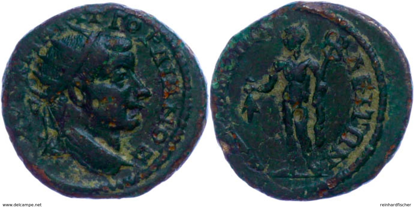 Thrakien, Hadrianopolis, Æ-Assarion (4,67g), 238-244, Gordianus III. Av: Büste Mit Strahlenkrone Nach Rechts, Darum Umsc - Röm. Provinz