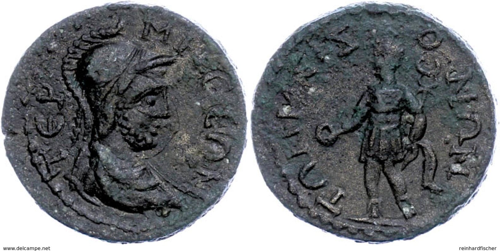 Pisidien, Tremessos, Æ (10,82g), 3. Jhd. Nach Chr., Pseudoautonome Prägung. Av: Behelmte Büste Des Solymos Nach Rechts,  - Province