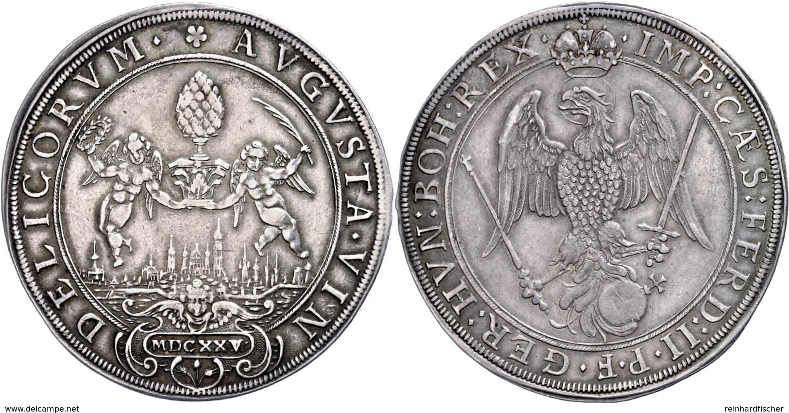 Taler, 1625, Mit Titel Ferdinand II., Dav. 5014, Ss-vz.  Ss-vz - Sonstige & Ohne Zuordnung