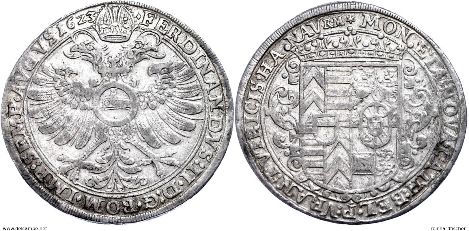 Taler, 1623, Mit Titel Ferdinand II., Ss.  Ss - Autres & Non Classés