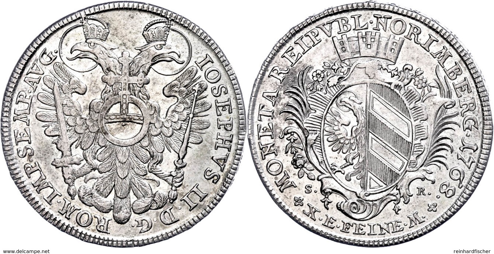 Taler, 1768, Mit Titel Joseph II., Dav. 2498, Ss-vz.  Ss-vz - Sonstige & Ohne Zuordnung