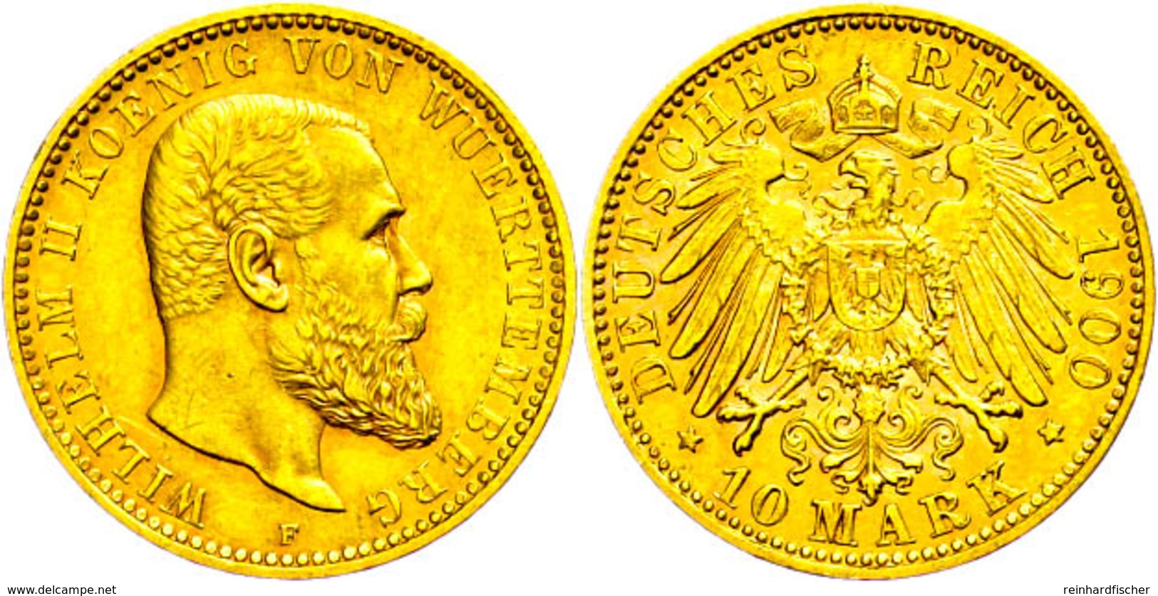 10 Mark, 1900, Wilhelm II., Ss-vz., Katalog: J.295 Ss-vz - Sonstige & Ohne Zuordnung