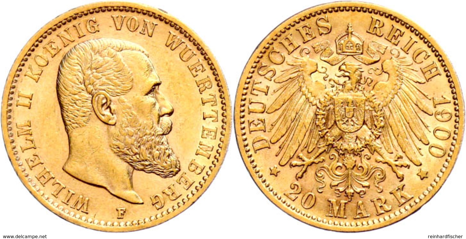 20 Mark, 1900, Wilhelm II., Vz., Katalog: J.296 Vz - Altri & Non Classificati