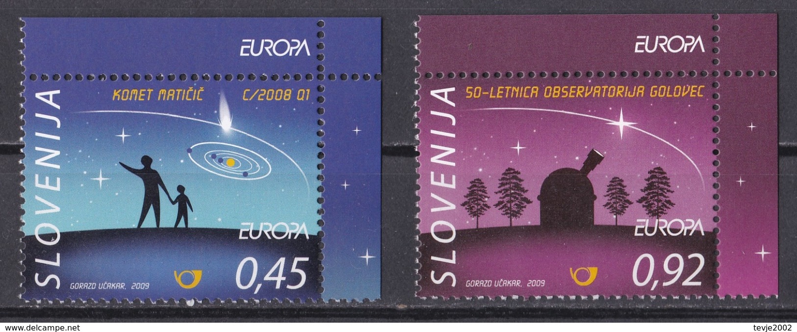 Bö_ Slowenien 2009 - Mi.Nr. 730 - 731 - Postfrisch MNH - Europa CEPT - 2009