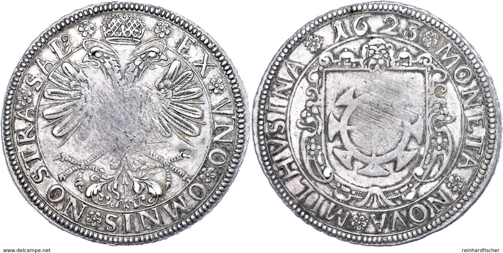 Mülhausen, Taler, 1623, Dav. 5588, Justiert, Vz.  Vz - Autres & Non Classés