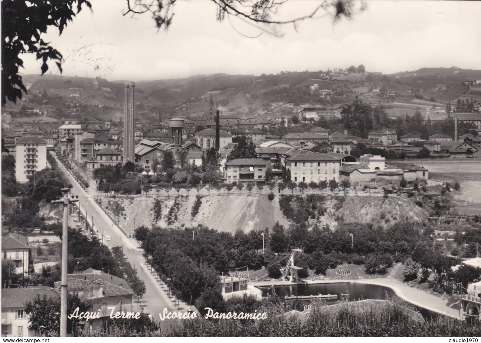 CARTOLINA - ALESSANDRIA - ACQUI TERME -SCORCIO PANORAMICO - VIAGGIATA PER LEGIONE ( BOLZANO) - Alessandria