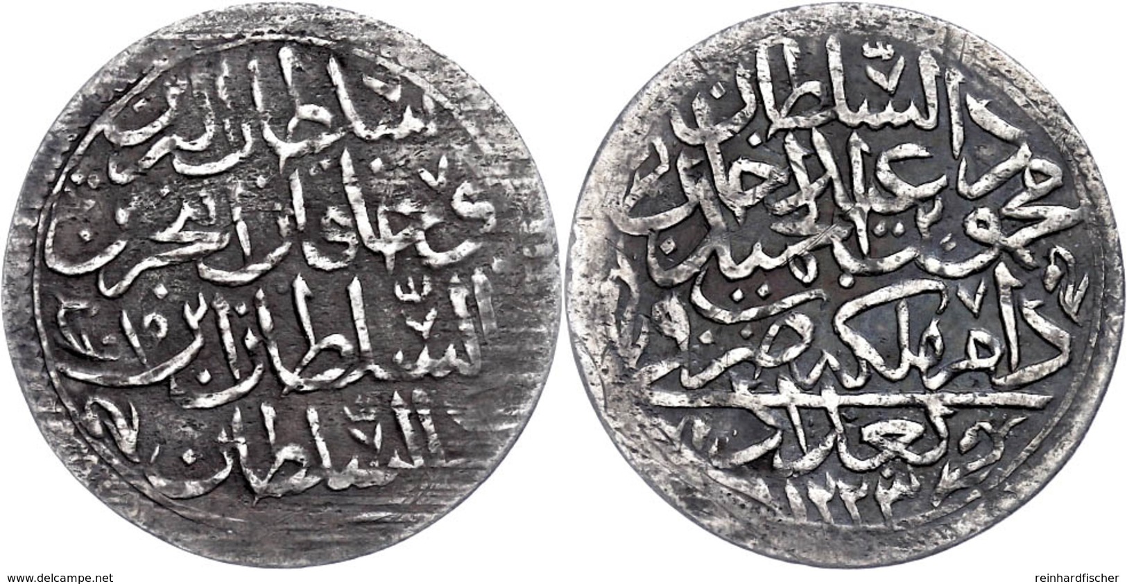 30 Para, 1223/15, Mahmud II., Bagdad, KM 57 (Irak), Ss.  Ss - Orientalische Münzen