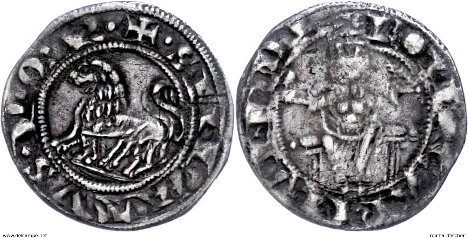 Römischer Senat, Grosso (3,01g), O.J. (1184-1439), Rom, S-ss.  S-ss - Ohne Zuordnung