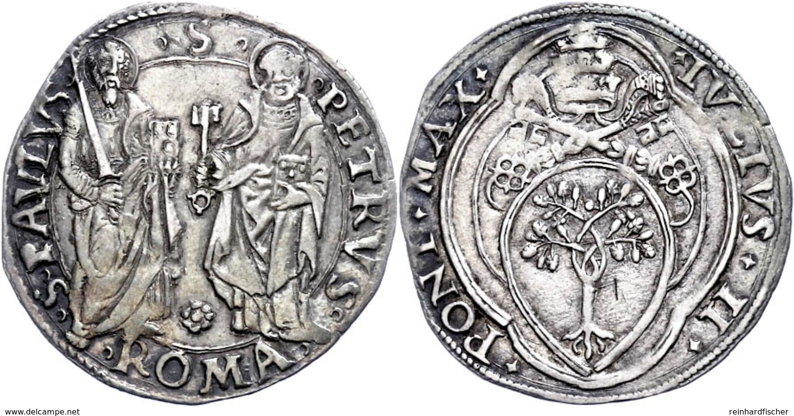 Giulio, O.J. (1503-1513), Julius II., Rom, Muntoni 30, Ss-vz.  Ss-vz - Ohne Zuordnung