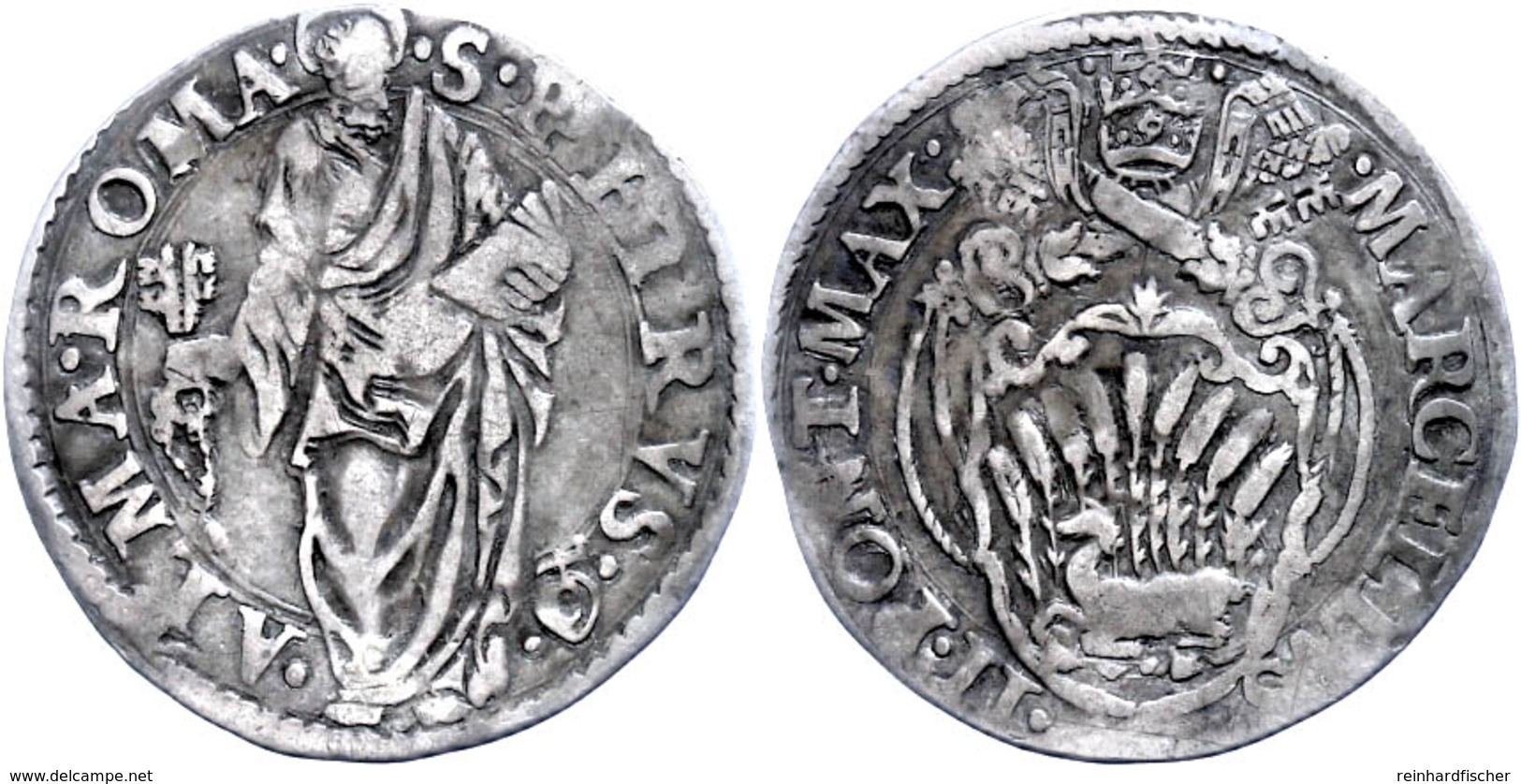 Giulio, O.J. (1555), Marcellus II., Rom, Serafini 7, Ss. - Unclassified